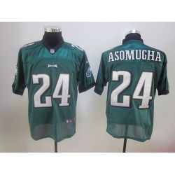 Cheap Nnamdi Asomugha Eagles Jersey #24 Green From China Game