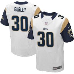 Cheap Todd Gurley Rams Jersey From China #30 White Elite
