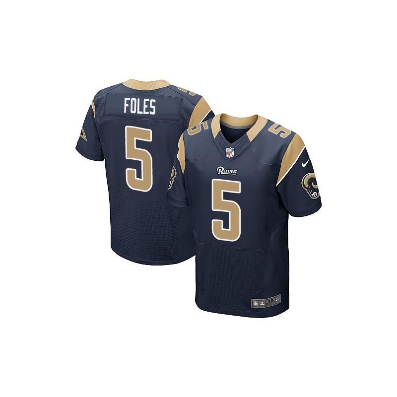 Cheap Nick Foles Rams Jersey From China #5 Blue Elite Cheap Nick Foles Rams Jersey From China #5 Blue Elite