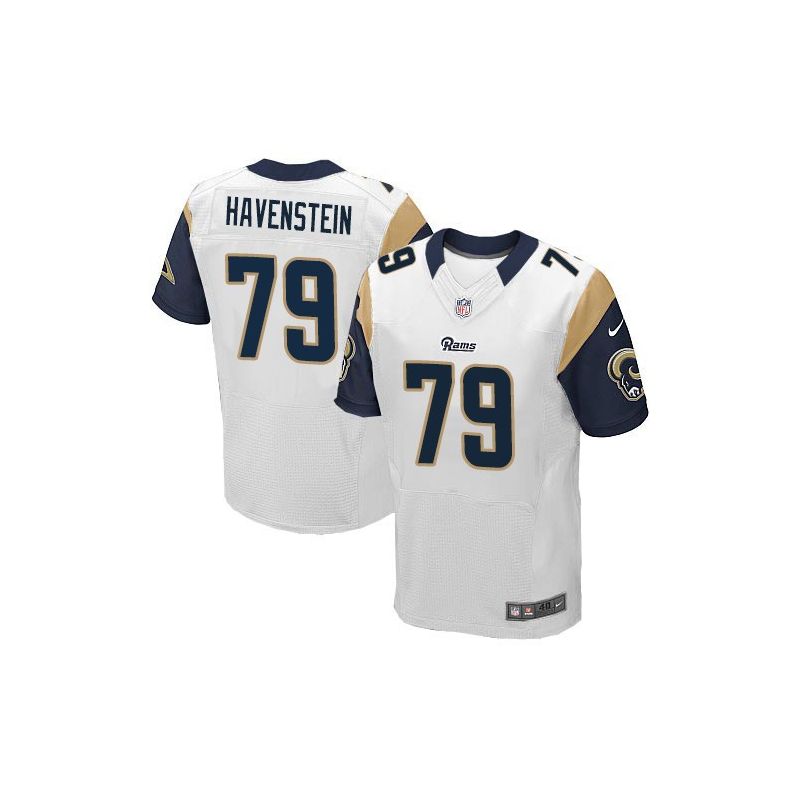 Cheap Rob Havenstein Rams Jersey From China #79 White Elite