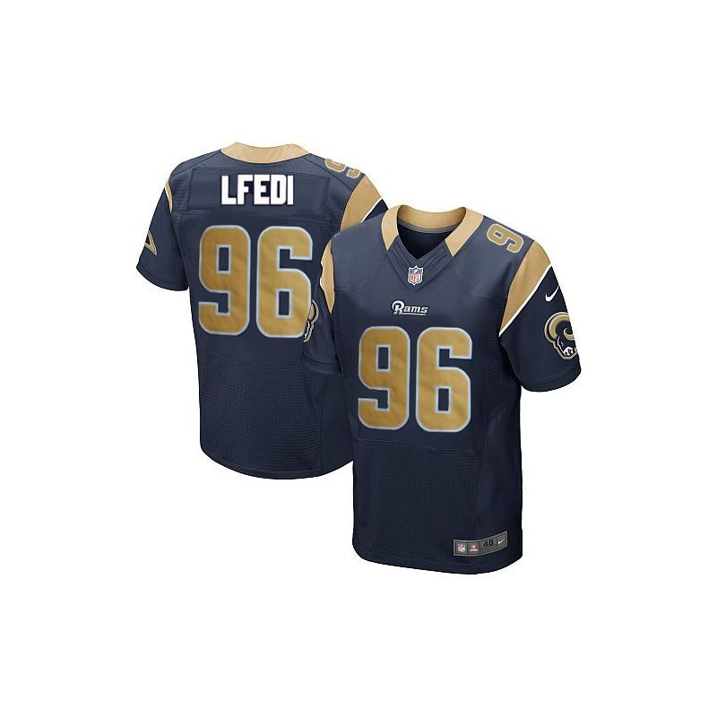 Cheap Martin Lfedi Rams Jersey From China #96 Blue Elite