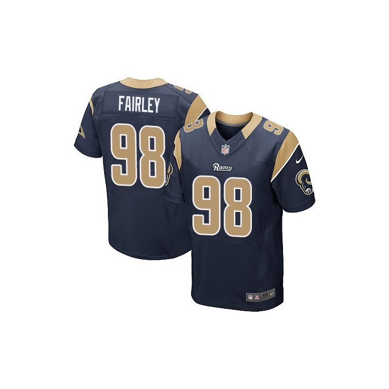 Cheap Nick Fairley Rams Jersey From China #98 Blue Elite