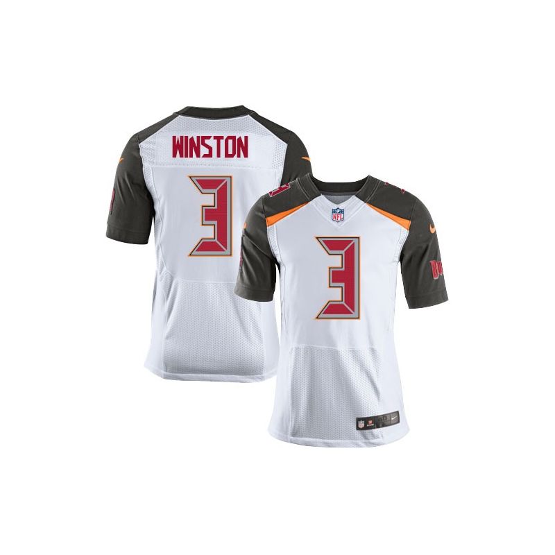 Cheap Jameis Winston Buccaneers Jersey From China #3 White Elite Cheap Jameis Winston Buccaneers Jersey From China #3 White Elite