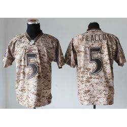 Cheap Joe Flacco Ravens Jersey From China #5 USMC Camo