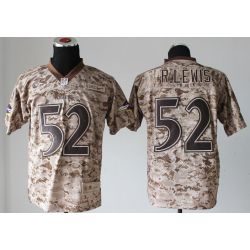 Cheap Ray Lewis Ravens Jersey From China #52 USMC Camo