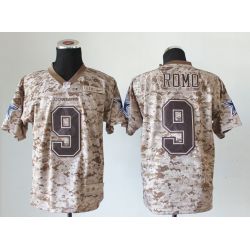 Cheap Tony Romo Cowboys Jersey From China #9 USMC Camo