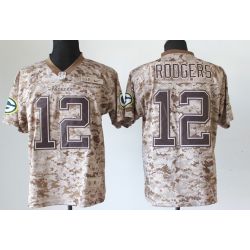 Cheap Aaron Rodgers Packers Jersey From China #12 USMC Camo