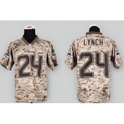 Cheap Marshawn Lynch Seahawks Jersey From China #24 USMC Camo