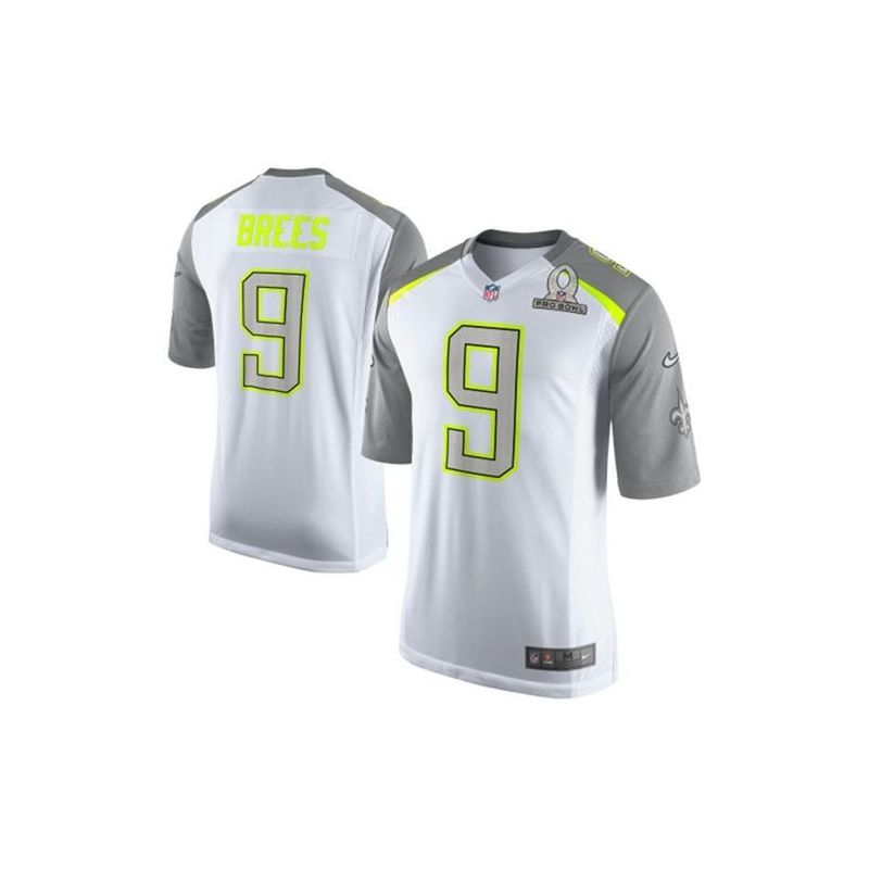 Cheap Drew Brees Saints Jersey From China #9 White 2015 Pro Bowl Cheap Drew Brees Saints Jersey From China #9 White 2015 Pro Bowl