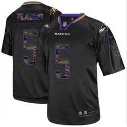 Cheap Joe Flacco Ravens Jersey From China #5 Camo Fashion