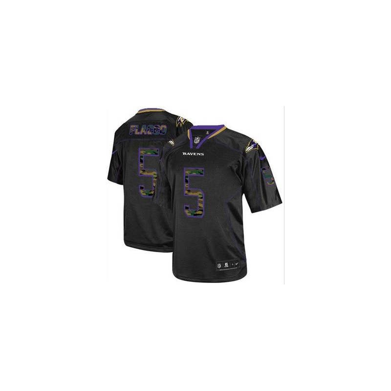 Cheap Joe Flacco Ravens Jersey From China #5 Camo Fashion