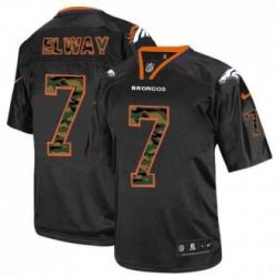 Cheap John Elway Broncos Jersey From China #7 Camo Fashion