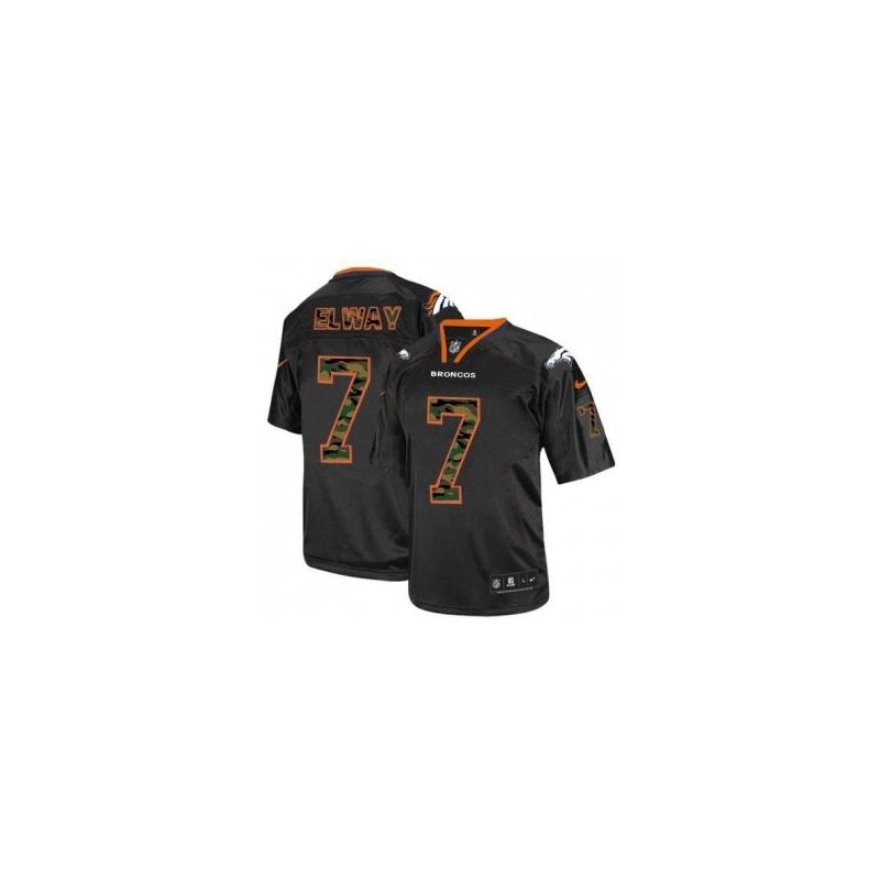Cheap John Elway Broncos Jersey From China #7 Camo Fashion