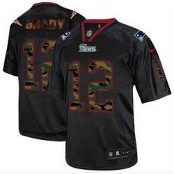 Cheap Tom Brady Patriots Jersey From China #12 Camo Fashion