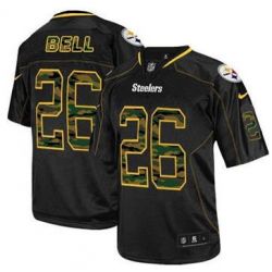 Cheap LeVeon Bell Steelers Jersey From China #26 Camo Fashion