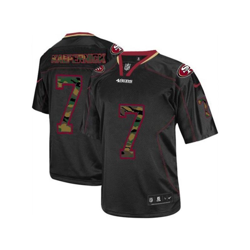 Cheap Colin Kaepernick 49ers Jersey From China #7 Camo Fashion