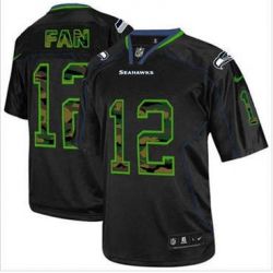 Cheap 12th Fan Seahawks Jersey From China #12 Camo Fashion