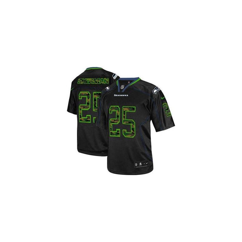 Cheap Richard Sherman Seahawks Jersey From China #25 Camo Fashion