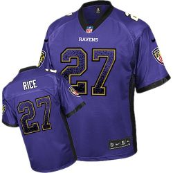 Cheap Ray Rice Ravens Jersey From China #27 Purple Drfit Fashion I