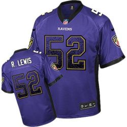 Cheap Ray Lewis Ravens Jersey From China #52 Purple Drfit Fashion I