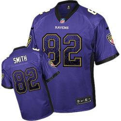 Cheap Torrey Smith Ravens Jersey From China #82 Purple Drfit Fashion I
