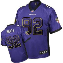 Cheap Haloti Ngata Ravens Jersey From China #92 Purple Drfit Fashion I