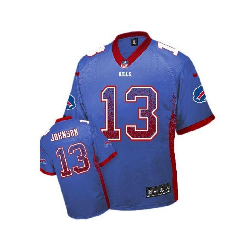 Cheap Steve Johnson Bills Jersey From China #13 Blue Drfit Fashion I Cheap Steve Johnson Bills Jersey From China #13 Blue Drfit Fashion I