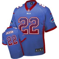 Cheap Fred Jackson Bills Jersey From China #22 Blue Drfit Fashion I