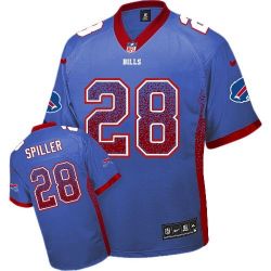 Cheap CJ Spiller Bills Jersey From China #28 Blue Drfit Fashion I