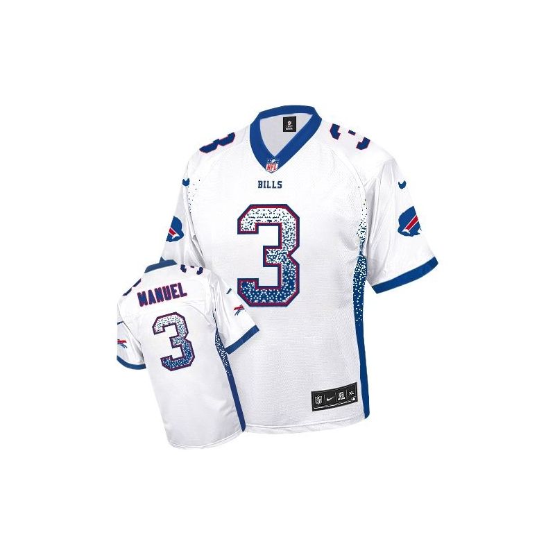 Cheap EJ Manuel Bills Jersey From China #3 White Drfit Fashion I Cheap EJ Manuel Bills Jersey From China #3 White Drfit Fashion I