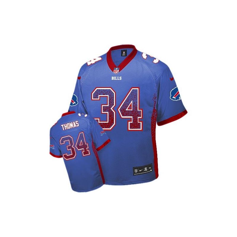 Cheap Thurman Thomas Bills Jersey From China #34 Blue Drfit Fashion I Cheap Thurman Thomas Bills Jersey From China #34 Blue Drfit Fashion I