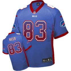 Cheap Andre Reed Bills Jersey From China #83 Blue Drfit Fashion I