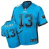 Cheap Kelvin Benjamin Panthers Jersey From China #13 Blue Drfit Fashion I