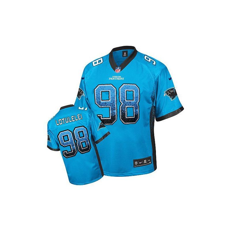 Cheap Star Lotulelei Panthers Jersey From China #98 Blue Drfit Fashion I Cheap Star Lotulelei Panthers Jersey From China #98 Blue Drfit Fashion I