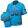 Cheap Star Lotulelei Panthers Jersey From China #98 Blue Drfit Fashion I