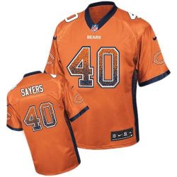 Cheap Gale Sayers Bears Jersey From China #40 Orange Drfit Fashion I