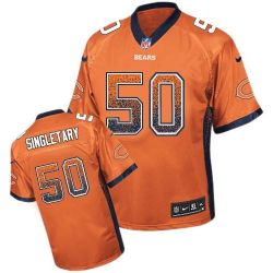 Cheap Mike Singletary Bears Jersey From China #50 Orange Drfit Fashion I