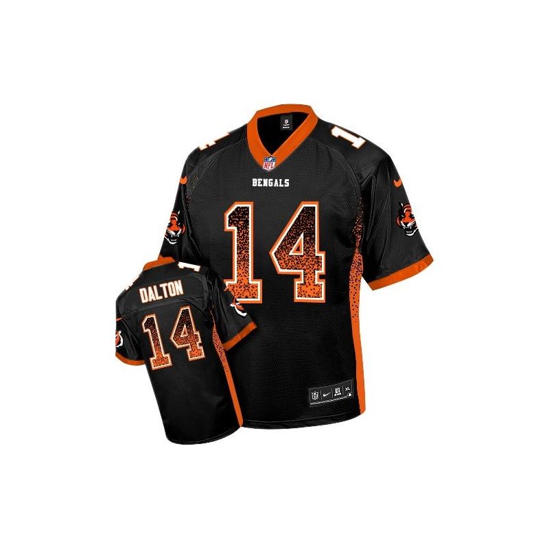 Cheap Andy Dalton Bengals Jersey From China #14 Black Drfit Fashion I Cheap Andy Dalton Bengals Jersey From China #14 Black Drfit Fashion I