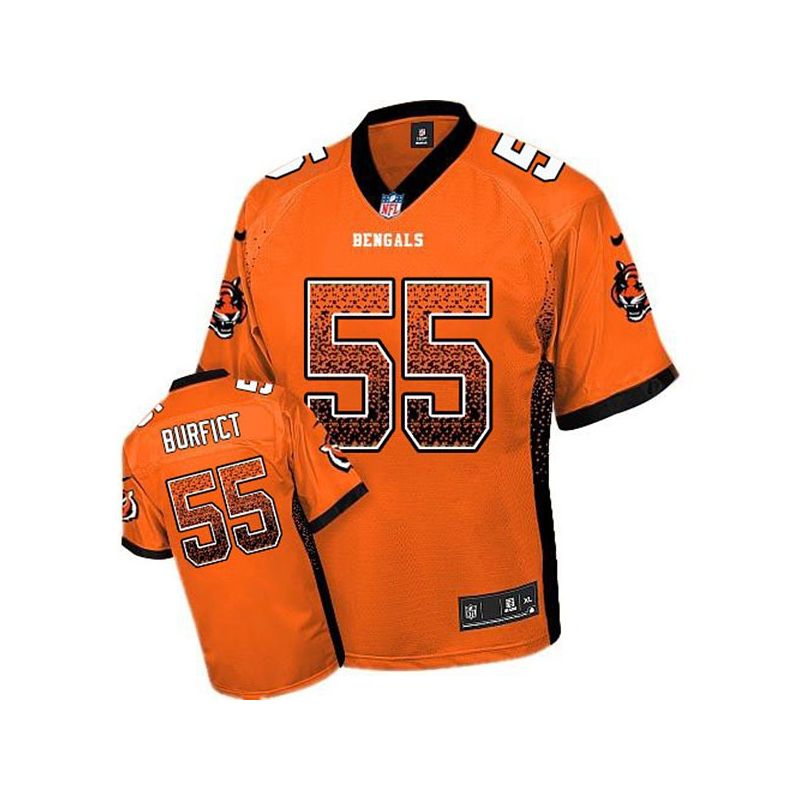 Cheap Vontaze Burfict Bengals Jersey From China #55 Orange Drfit Fashion I Cheap Vontaze Burfict Bengals Jersey From China #55 Orange Drfit Fashion I