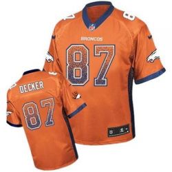 Cheap Eric Decker Broncos Jersey From China #87 Orange Drfit Fashion I
