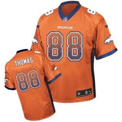 Cheap Demaryius Thomas Broncos Jersey From China #88 Orange Drfit Fashion I