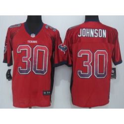 Cheap Kevin Johnson Texans Jersey From China #30 Red Drfit Fashion I