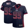 Cheap JJ Watt Texans Jersey From China #99 Blue Drfit Fashion I