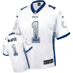 Cheap Pat Mcafee Colts Jersey From China #1 White Drfit Fashion I