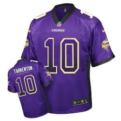 Cheap Fran Tarkenton Vikings Jersey From China #10 Purple Drfit Fashion I
