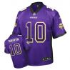 Cheap Fran Tarkenton Vikings Jersey From China #10 Purple Drfit Fashion I