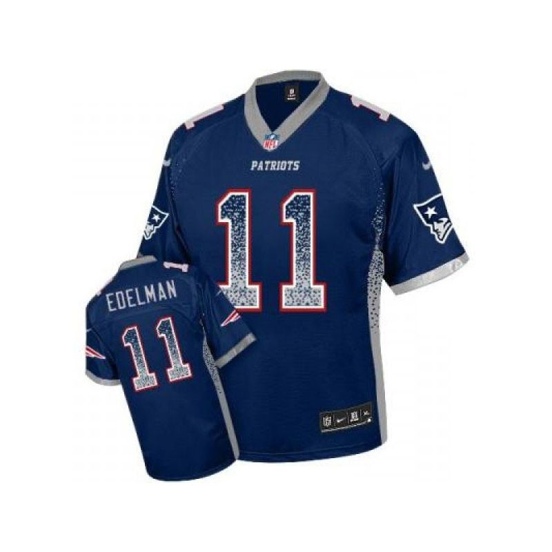 Cheap Julian Edelman Patriots Jersey From China #11 Blue Drfit Fashion I Cheap Julian Edelman Patriots Jersey From China #11 Blue Drfit Fashion I