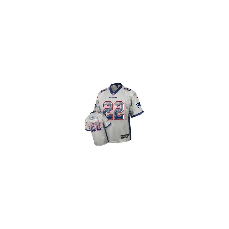 Cheap Stevan Ridley Patriots Jersey From China #22 Grey Drfit Fashion I Cheap Stevan Ridley Patriots Jersey From China #22 Grey Drfit Fashion I