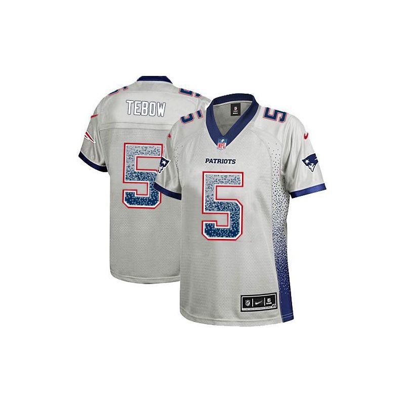 Cheap Tim Tebow Patriots Jersey From China #5 Grey Drfit Fashion I Cheap Tim Tebow Patriots Jersey From China #5 Grey Drfit Fashion I