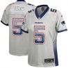 Cheap Tim Tebow Patriots Jersey From China #5 Grey Drfit Fashion I